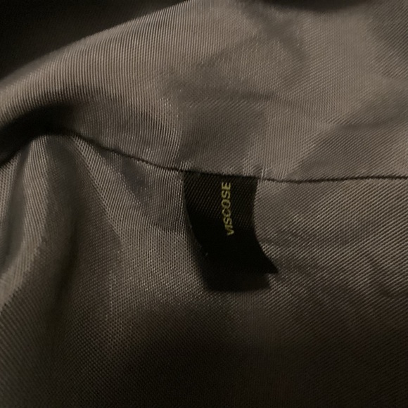 The Alexandre Collection Men Suit Jacket Blazer Size 42L Gray Pure New Wool - Picture 12 of 13